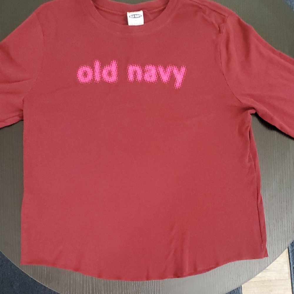 🥨10 For$20 Old Navy Maroon Long Sleeve